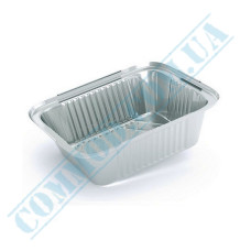 Food grade aluminum foil containers | 430ml | 145*120*40mm | art. SP24L | 100 pieces per pack