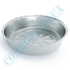 Food grade aluminum foil containers | 1450ml | d=230mm h=43mm | art. T62 | 100 pieces per pack