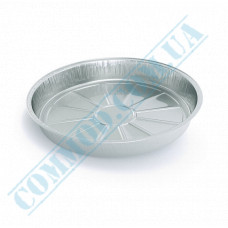 Aluminum containers made of food foil 600ml | d=190mm h=25mm | art. T19G | 600 pieces per pack