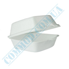 Lunch boxes 130*140*60mm | expanded polystyrene | white | 250 pieces per pack