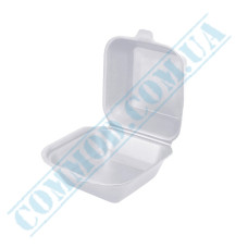 White foam lunch box 130x140x60mm 250 pieces