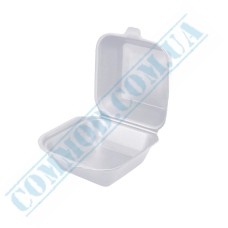 White foam lunch box 130x140x60mm 250 pieces
