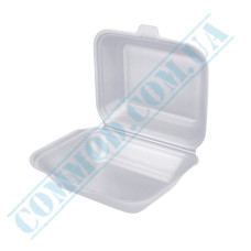 White foam lunch box 190x150x60mm 250 pieces