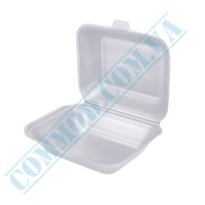 White foam lunch box 190x150x60mm 250 pieces