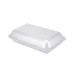 White foam lunch box 246x150x60mm 250 pieces
