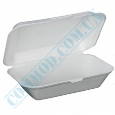 Lunch boxes 246*150*60mm | expanded polystyrene | white | 250 pieces per pack