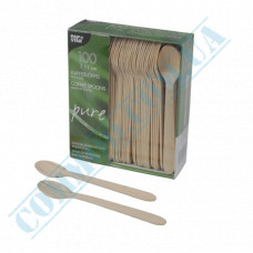 Wooden spoons | 110mm | PapStar (Germany) | 100 pieces per pack