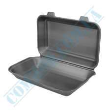 Black foam lunch box 246x150x60mm 250 pieces