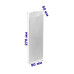 White paper bags 270x80x50mm thick (268) 1000 pieces
