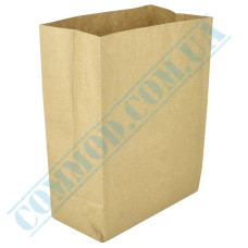 Rectangular bottom kraft paper bags 210x115x280mm (298) 200 pieces