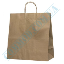 Kraft paper bags with handles | 330*160*350mm | 70g/m2 (up to 5kg) | art. 699 | 100 pieces per pack