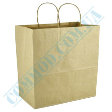 Kraft paper bags with handles 330x160x350mm (699) 100 pieces
