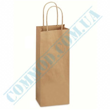 Kraft paper bags with handles 150x90x400mm (1002) 100 pieces