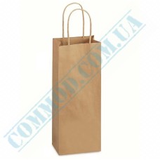 Kraft paper bags with handles 150x90x400mm (1002) 100 pieces