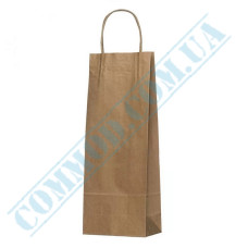 Kraft paper bags with handles | 150*90*400mm | 100g/m2 (up to 5kg) | art. 1002 | 100 pieces per pack