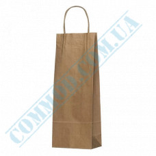 Kraft paper bags with handles | 150*90*400mm | 100g/m2 (up to 5kg) | art. 1002 | 100 pieces per pack