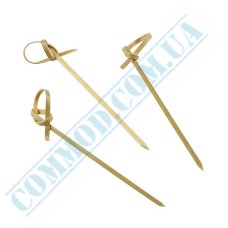 Knoted bamboo skewers 6cm 100 pieces