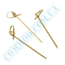 Шпажки бамбуковые 6см Узел 100 штук