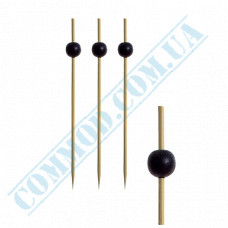 Bamboo skewers | for canapes | Black Pearl | 9cm | 100 pieces per pack