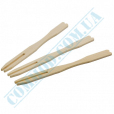 Bamboo skewers | for canapes | 9cm | Fork | 100 pieces per pack