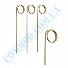 Bamboo skewers | for canapes | Loop | 9cm | 100 pieces per pack