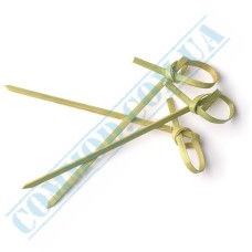 Knoted bamboo skewers 9cm 100 pieces