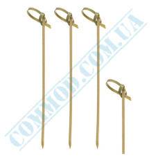 Bamboo skewers | for canapes | Knot | 10cm | 100 pieces per pack