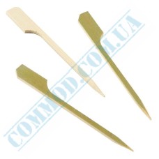 Paddle bamboo skewers 12cm 100 pieces