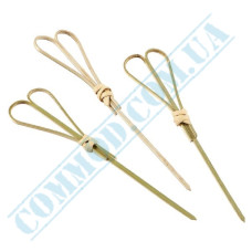 Heart bamboo skewers 12cm 100 pieces