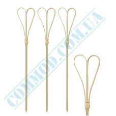 Bamboo skewers | for canapes | Heart | 12cm | 100 pieces per pack