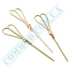 Heart bamboo skewers 12cm 100 pieces