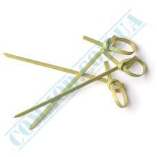 Knoted bamboo skewers 12cm 100 pieces