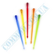 Plastic colored picks skewers 8cm 1000 pieces