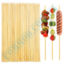 Bamboo kebab sticks 40cm 100 pieces