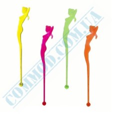 Aphrodite colored coctai stirrer 175mm 100 pieces