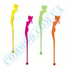 Aphrodite colored coctai stirrer 175mm 100 pieces
