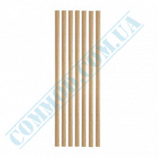 Straws for drinks | paper | not flexible | d=6mm L=200mm | craft | 25 pieces per pack