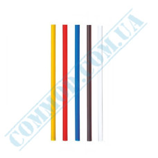 Martini straws | plastic | not flexible | d=5mm L=125mm | colored | 200 pieces per package