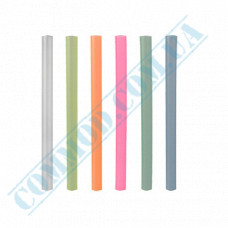 Smoothie straws | plastic | not flexible | d=10mm L=190mm | colored | 100 pieces per pack