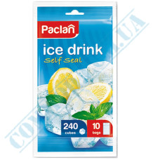 Пакеты для льда Ice Drink Self Seal Paclan | 240 штук в упаковке