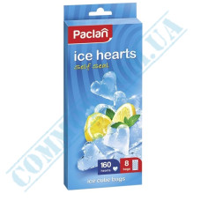 Пакеты для льда Ice Hearts Self Seal Paclan | 160 штук в упаковке