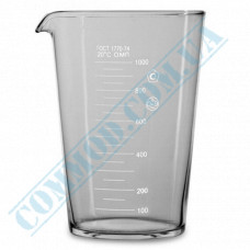 Measuring beaker | 1000ml | glass | GOST
