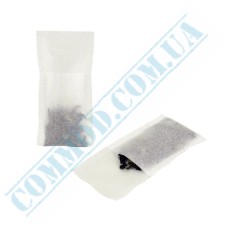 Paper filter bags for brewing tea in a glass 100 pieces in a poly bag