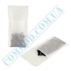 White paper filter bags for teapot 100 pieces in a poly bag