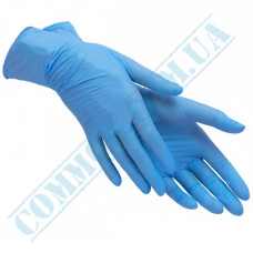 Nitrile blue gloves without powder size L 100 pieces