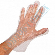 Polyethylene gloves | transparent | in cardboard | PRO Service | 500 pieces per pack