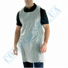 Polyethylene aprons | 70*110cm | white | 100 pieces per pack
