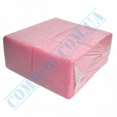 Paper napkins | 24*24cm | single ply | pink | 500 pieces per pack