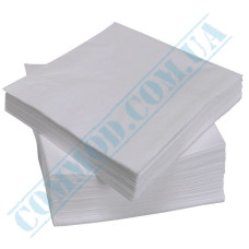 Paper napkins | 24*24cm | double ply | white | 500 pieces per pack