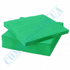 Paper napkins | 33*33cm | double ply | light green | 200 pieces per package